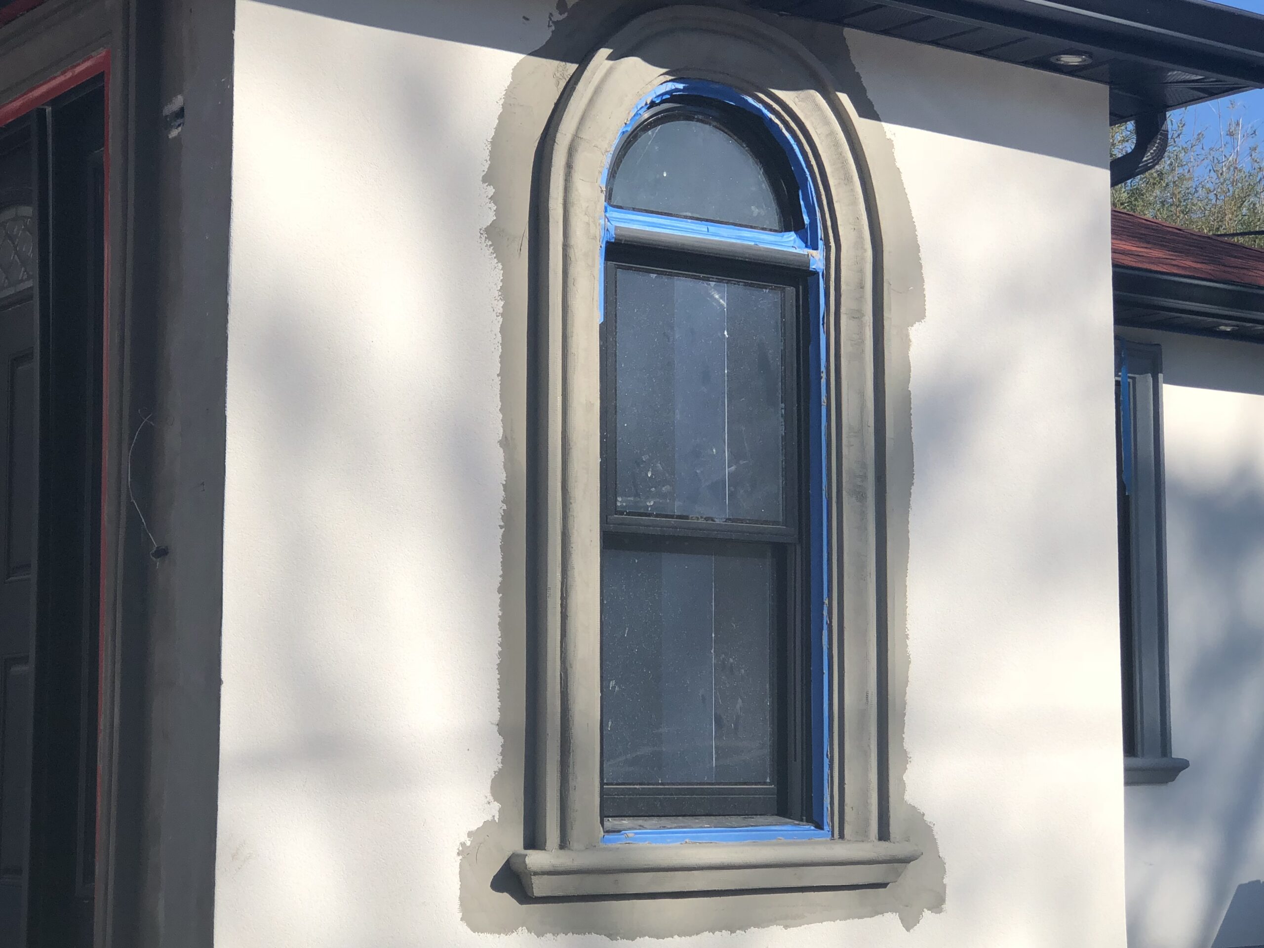 Elegant Window Frame Finish